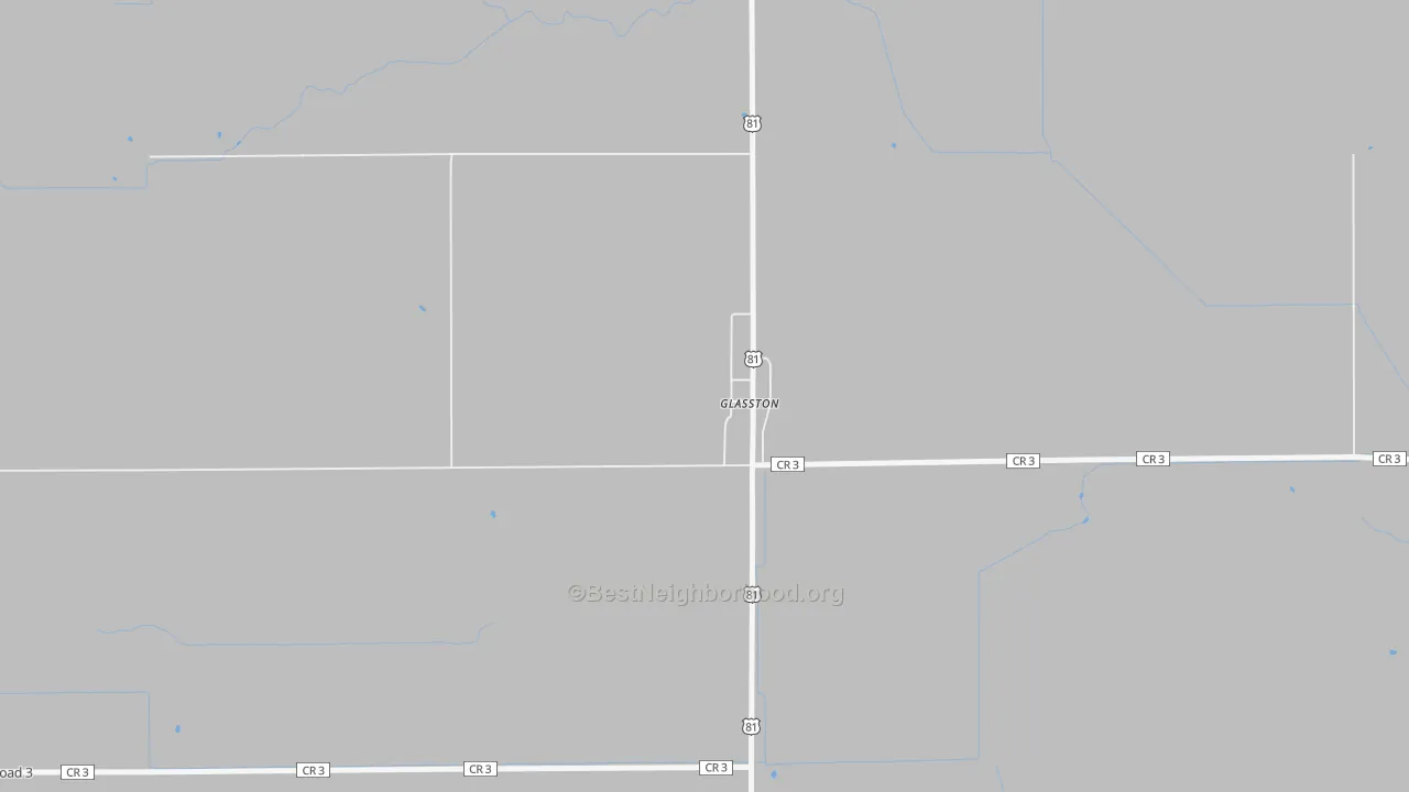 Transit Grade map of 58236, ND