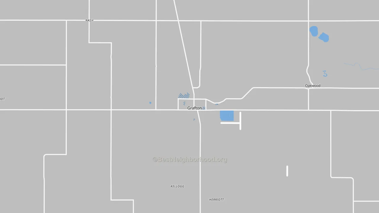 Transit Grade map of 58237, ND
