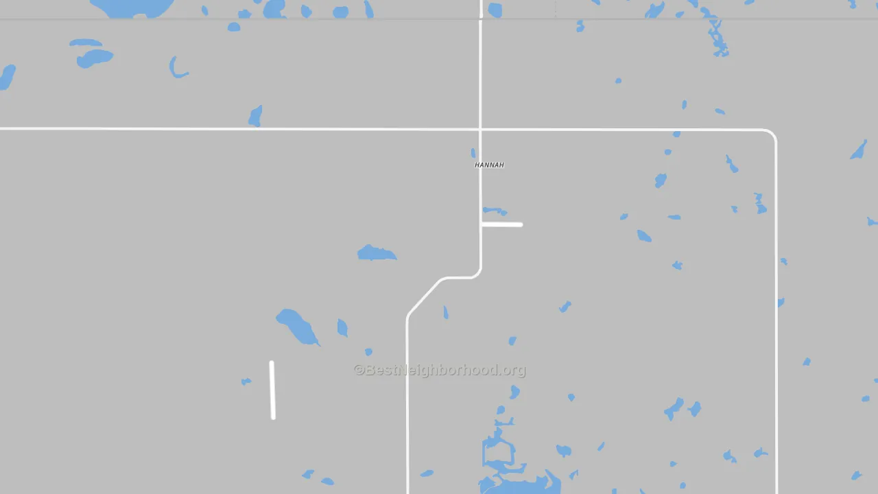 Transit Grade map of 58239, ND