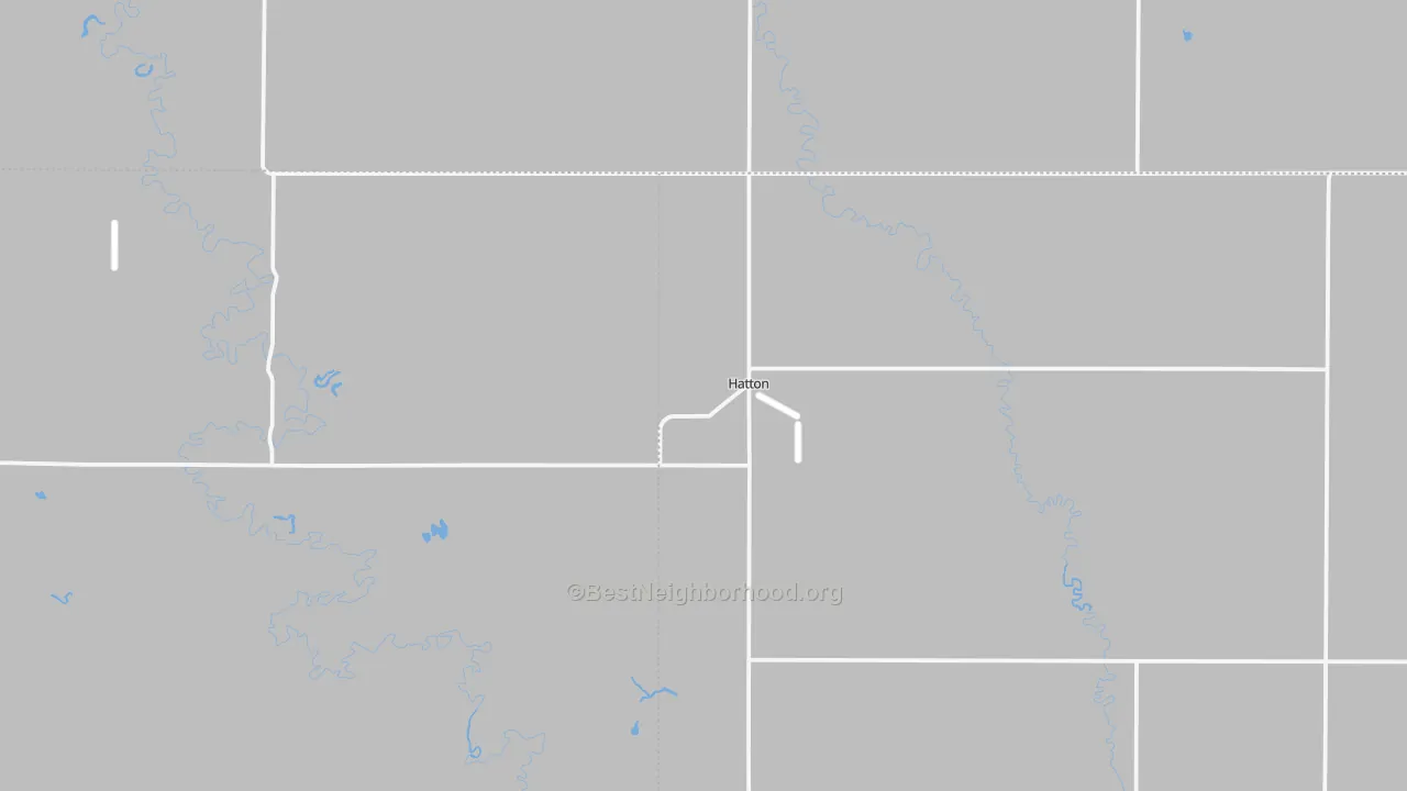 Transit Grade map of 58240, ND