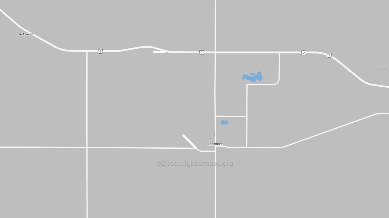 Transit Grade map of 58251, ND