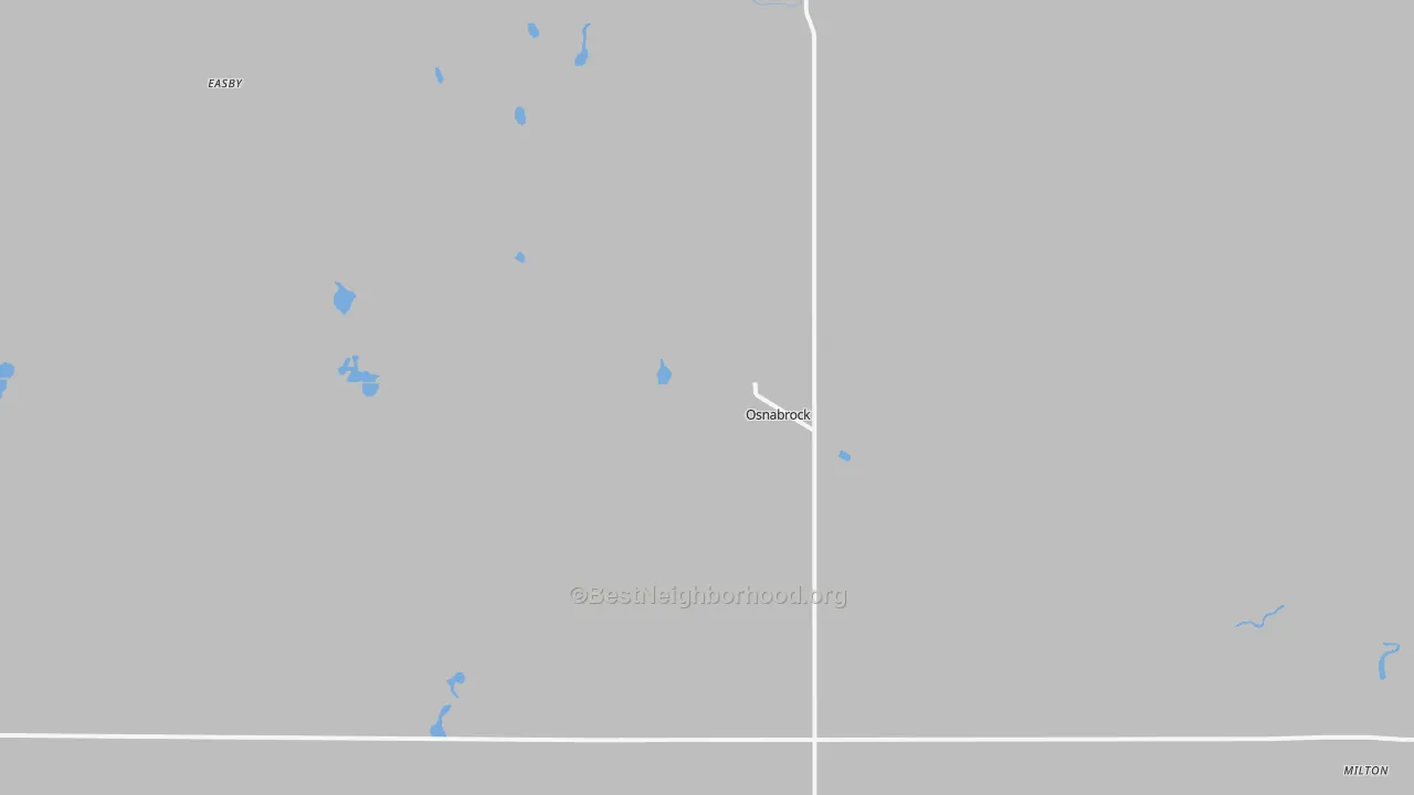 Transit Grade map of 58269, ND