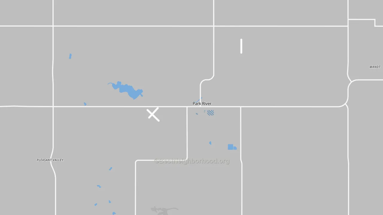 Transit Grade map of 58270, ND