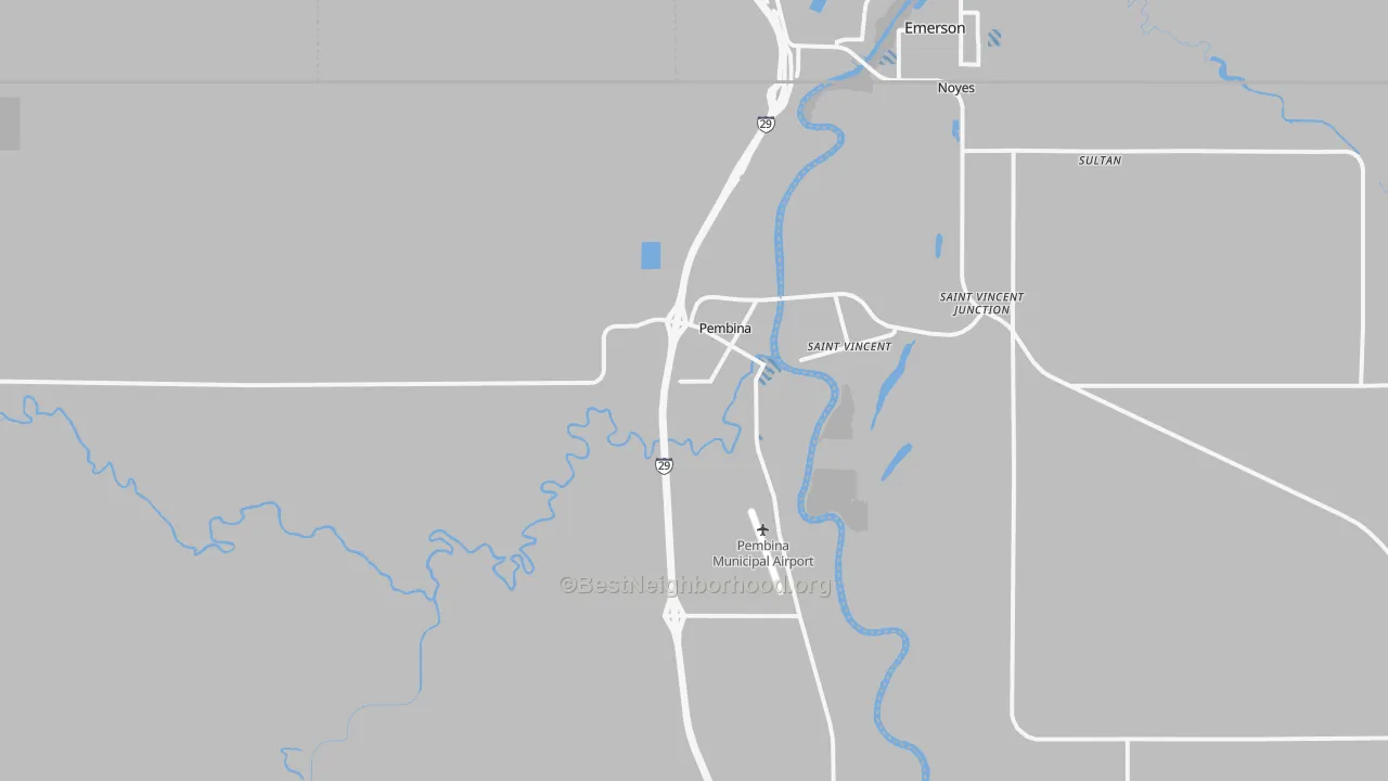 Transit Grade map of 58271, ND