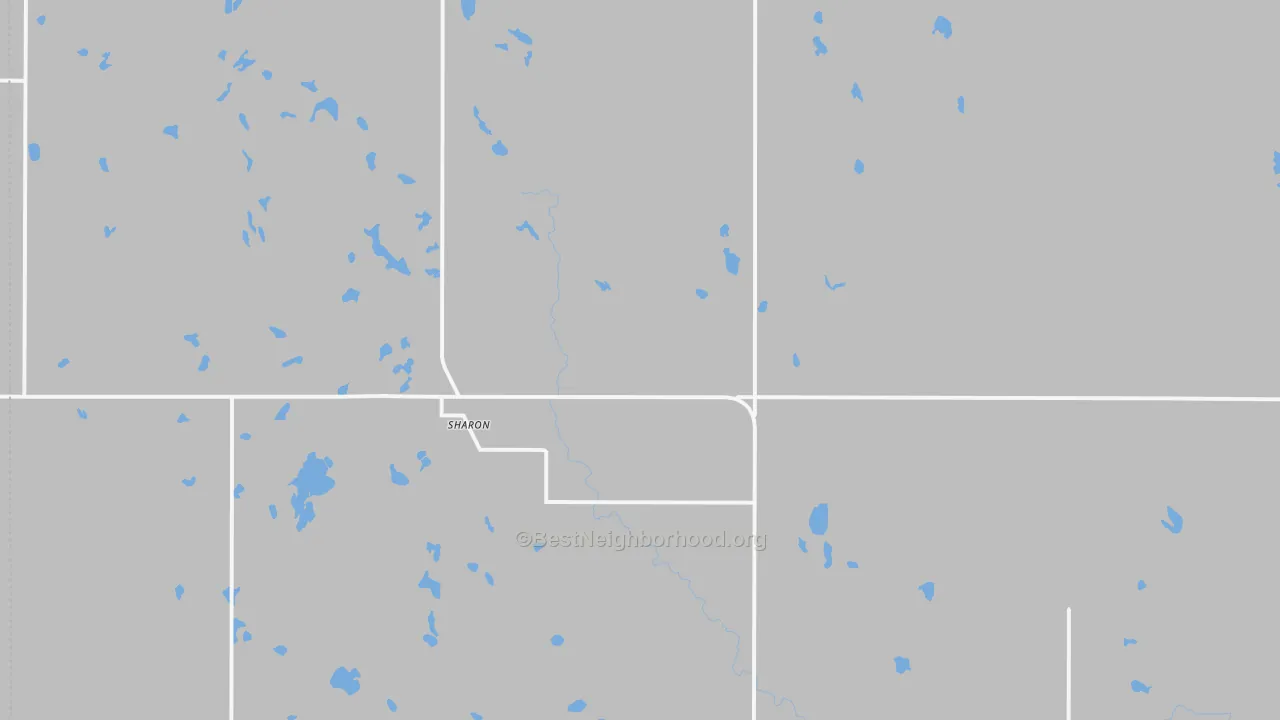 Transit Grade map of 58277, ND