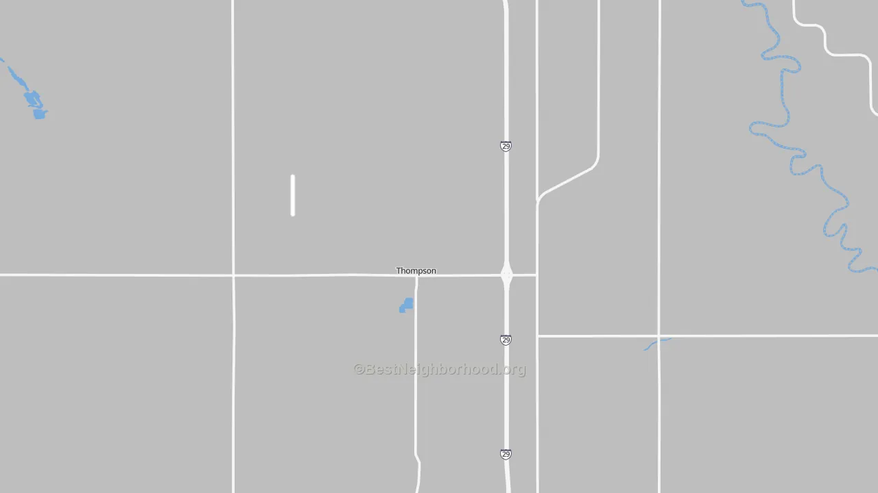 Transit Grade map of 58278, ND