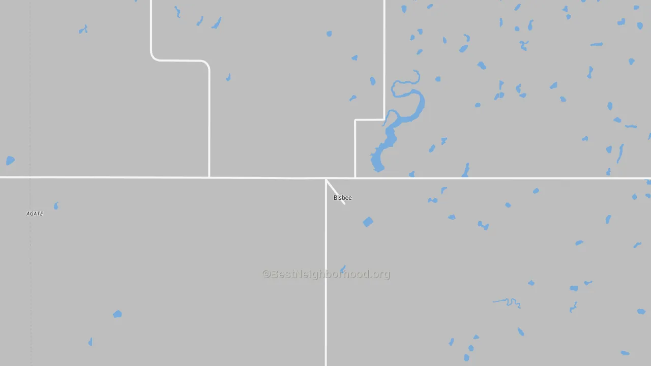 Transit Grade map of 58317, ND