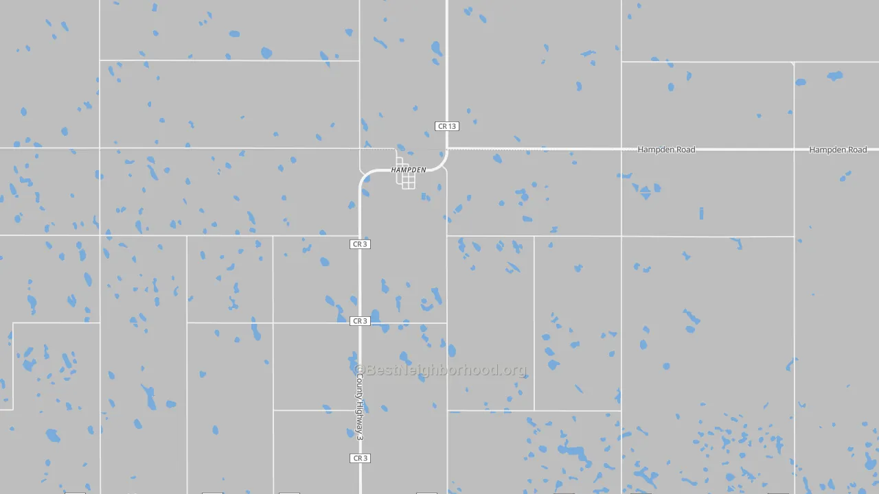 Transit Grade map of 58338, ND