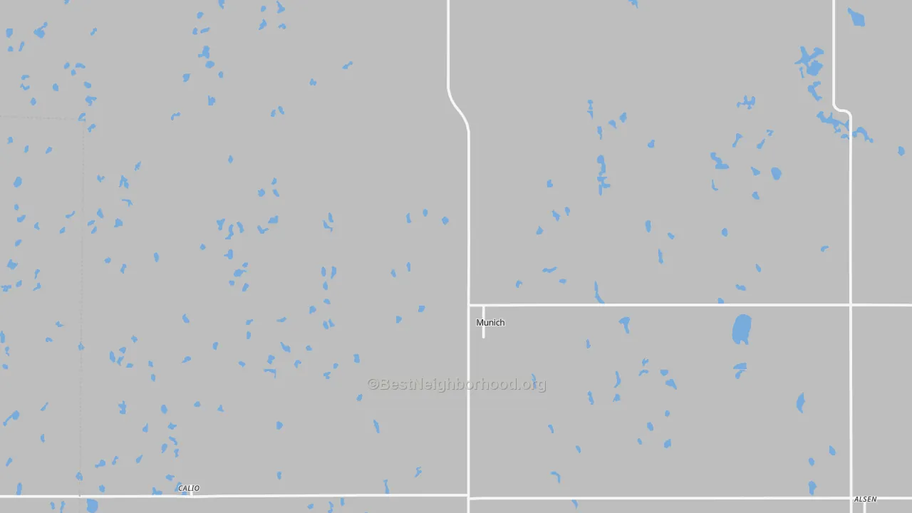 Transit Grade map of 58352, ND