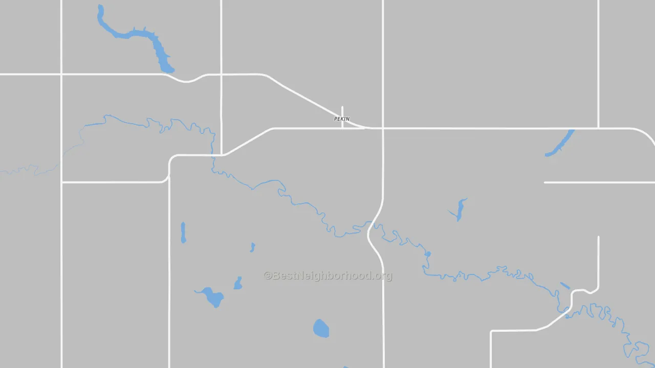 Transit Grade map of 58361, ND
