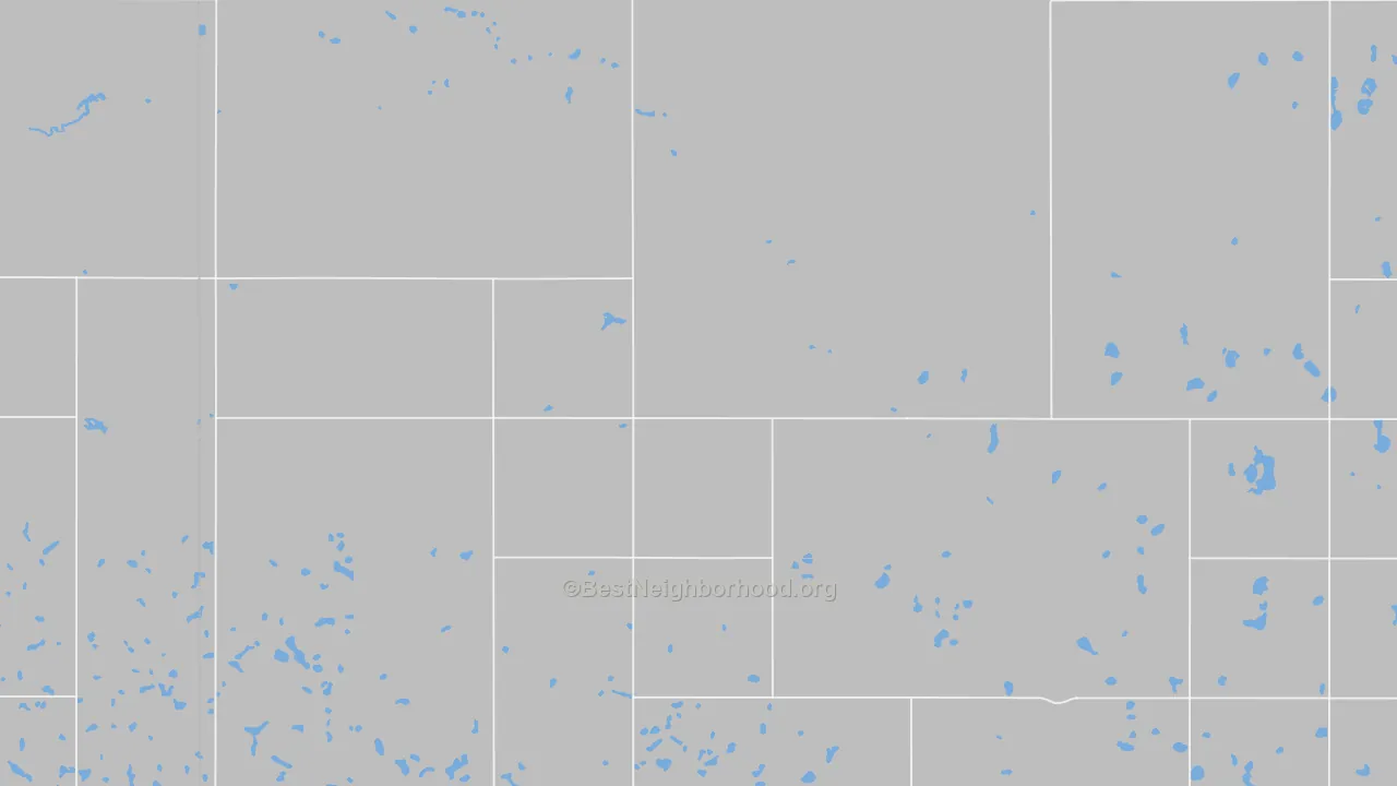 Transit Grade map of 58363, ND