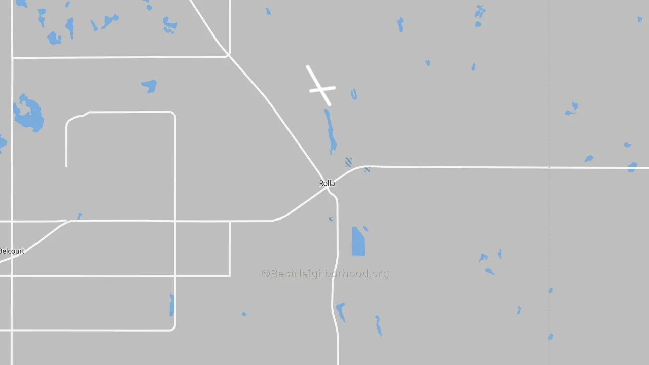 Transit Grade map of 58367, ND