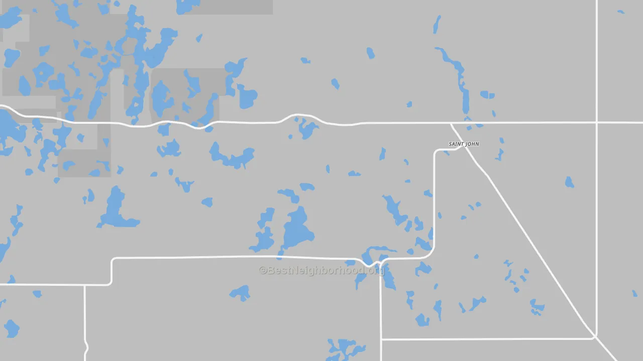 Transit Grade map of 58369, ND