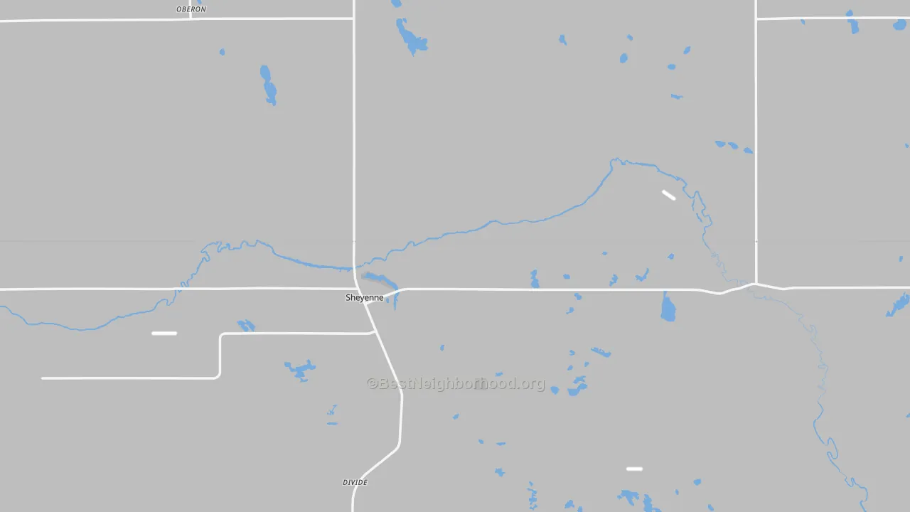 Transit Grade map of 58374, ND