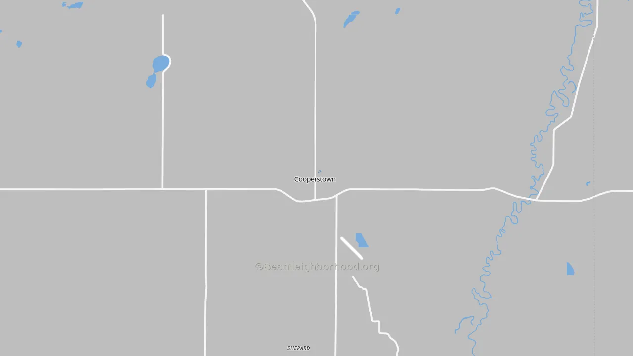 Transit Grade map of 58425, ND