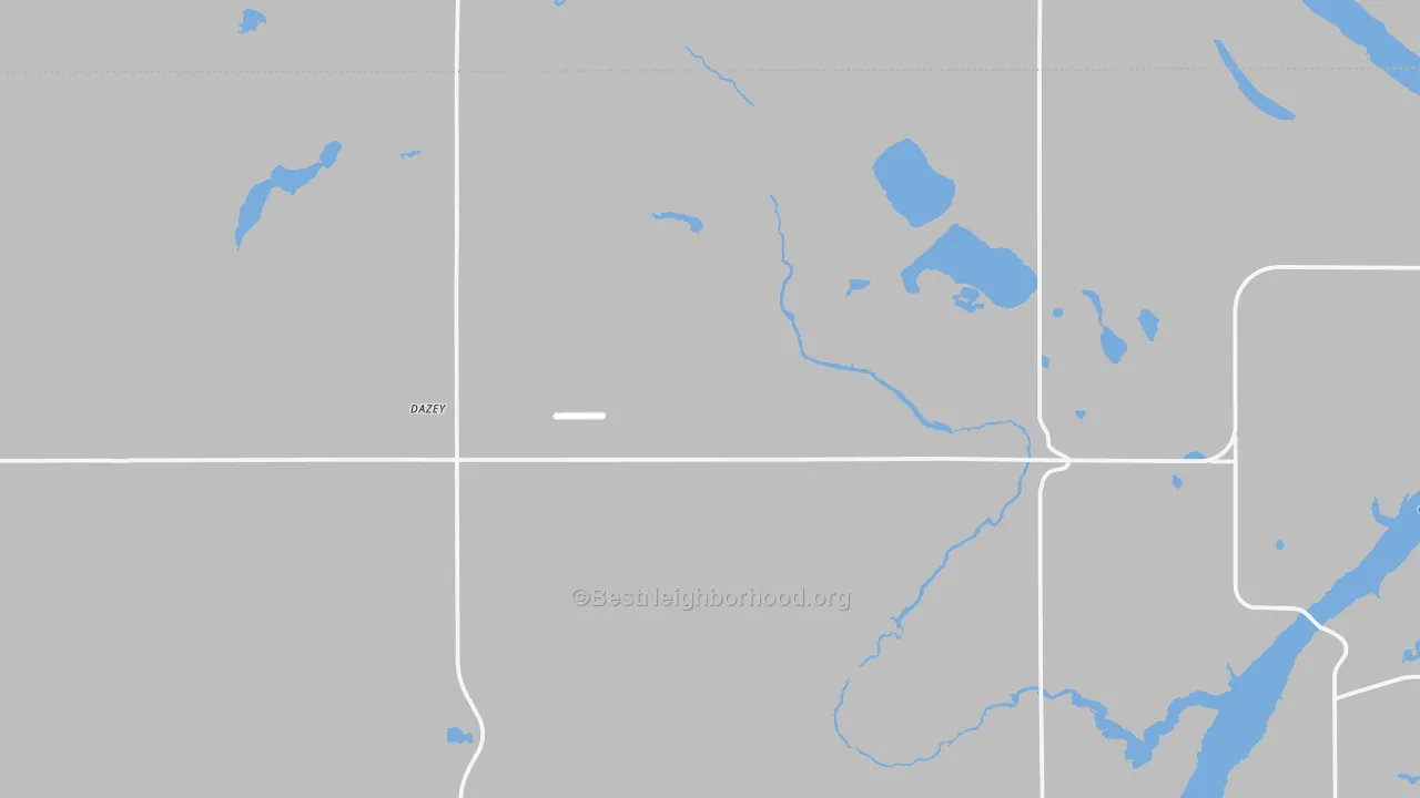 Transit Grade map of 58429, ND