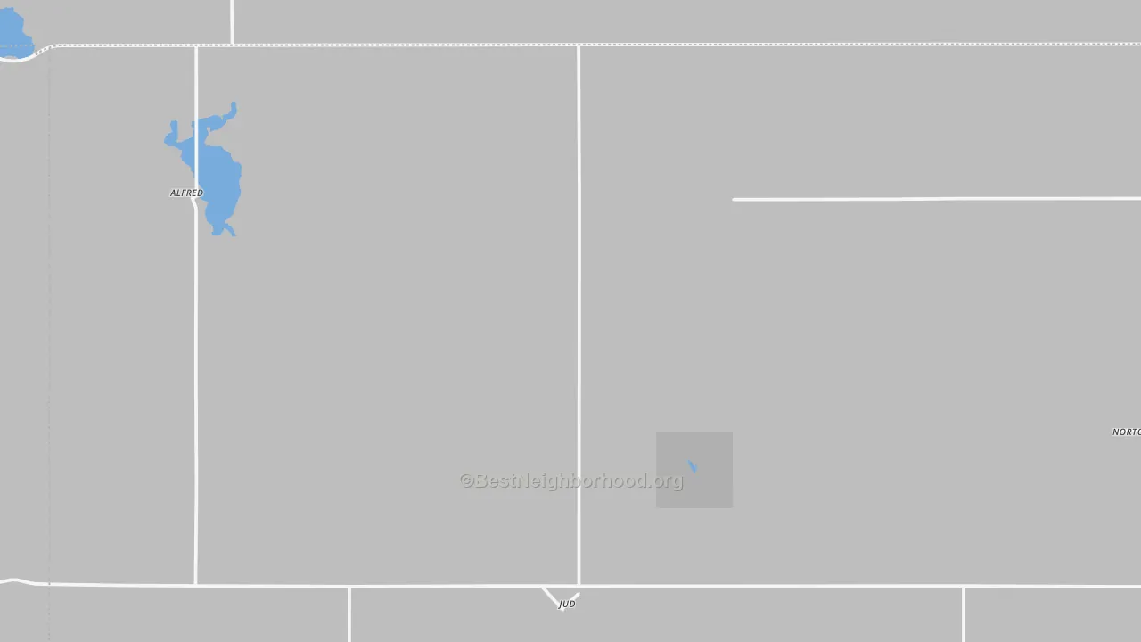 Transit Grade map of 58454, ND