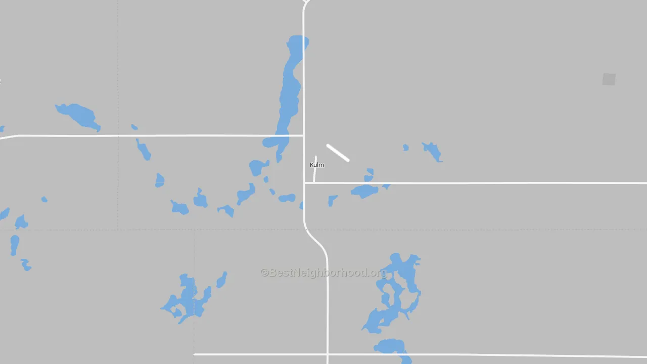Transit Grade map of 58456, ND