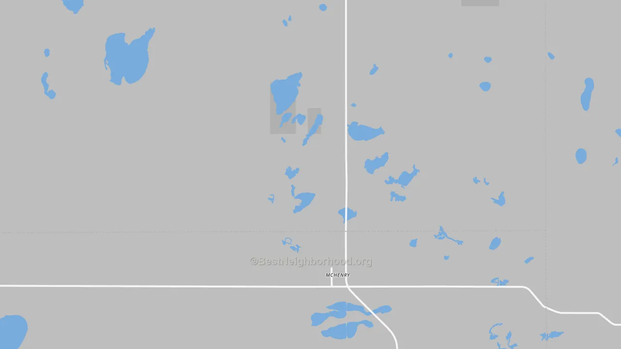 Transit Grade map of 58464, ND
