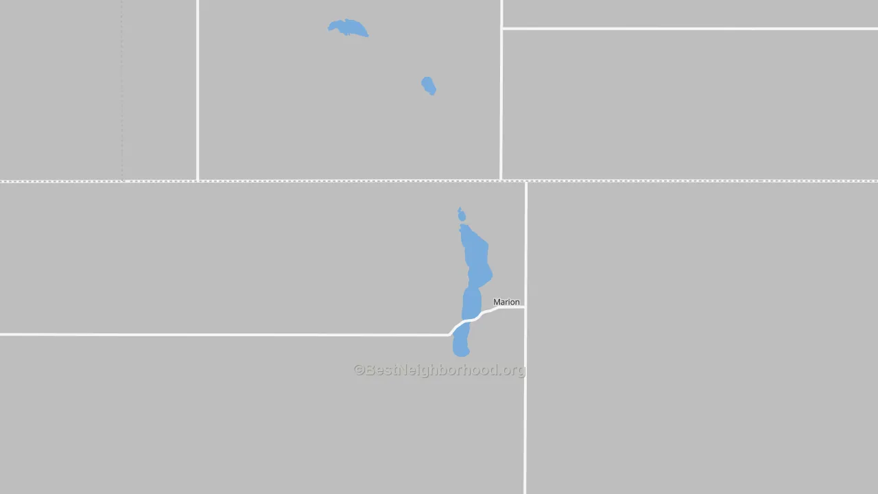 Transit Grade map of 58466, ND