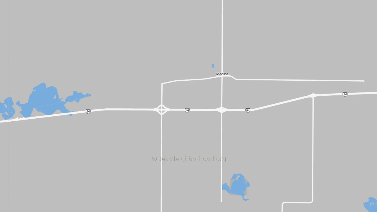 Transit Grade map of 58467, ND