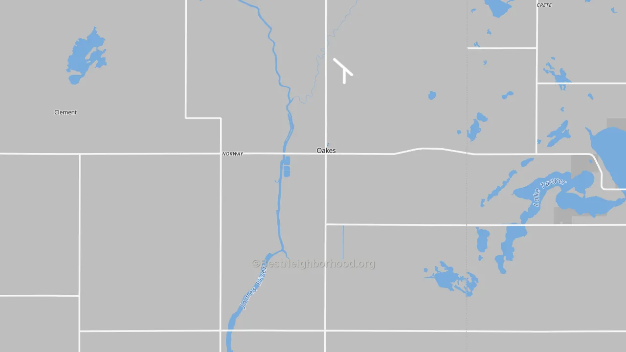 Transit Grade map of 58474, ND