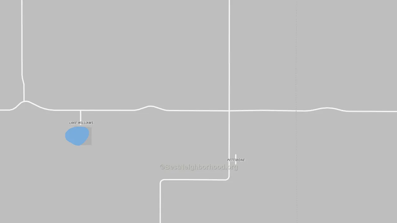 Transit Grade map of 58475, ND