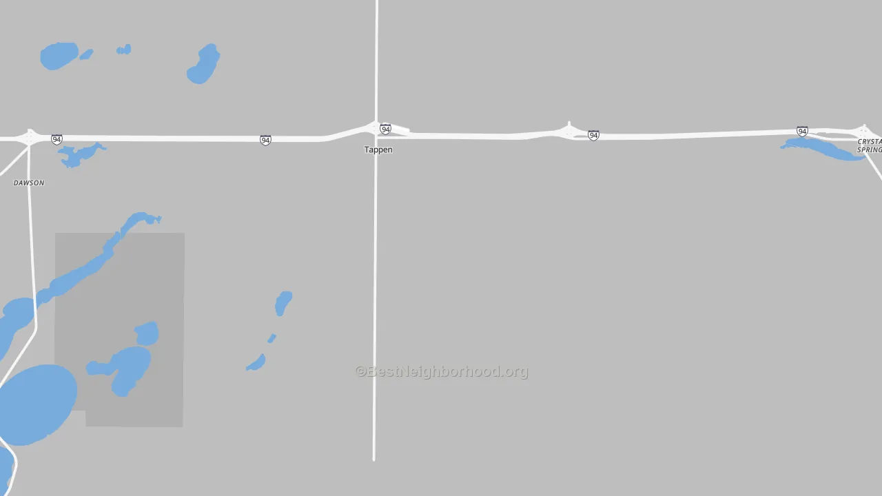 Transit Grade map of 58487, ND