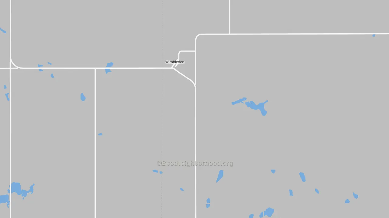Transit Grade map of 58492, ND