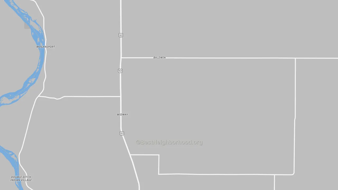 Transit Grade map of 58521, ND