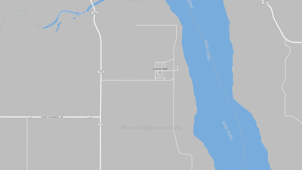 Transit Grade map of 58528, ND