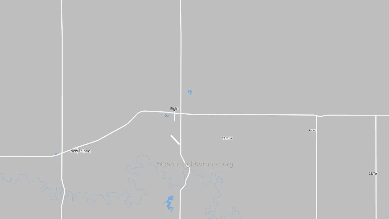 Transit Grade map of 58533, ND