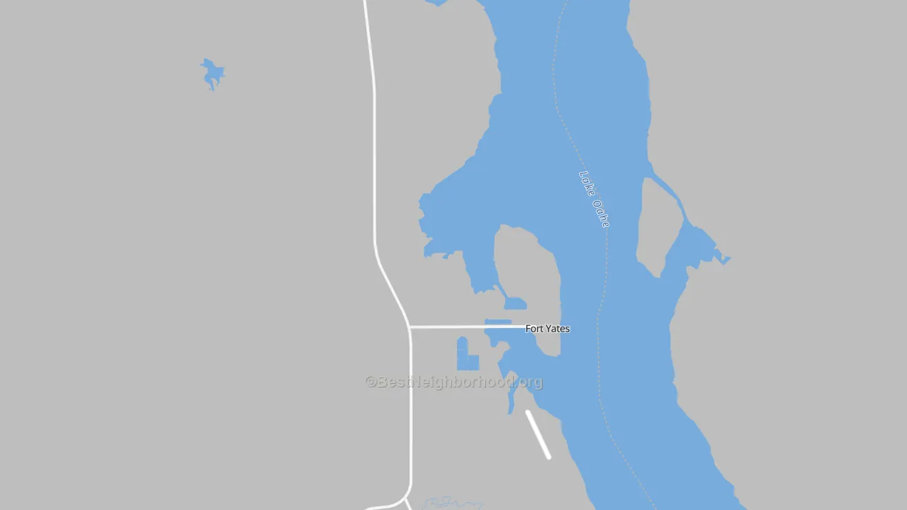 Transit Grade map of 58538, ND