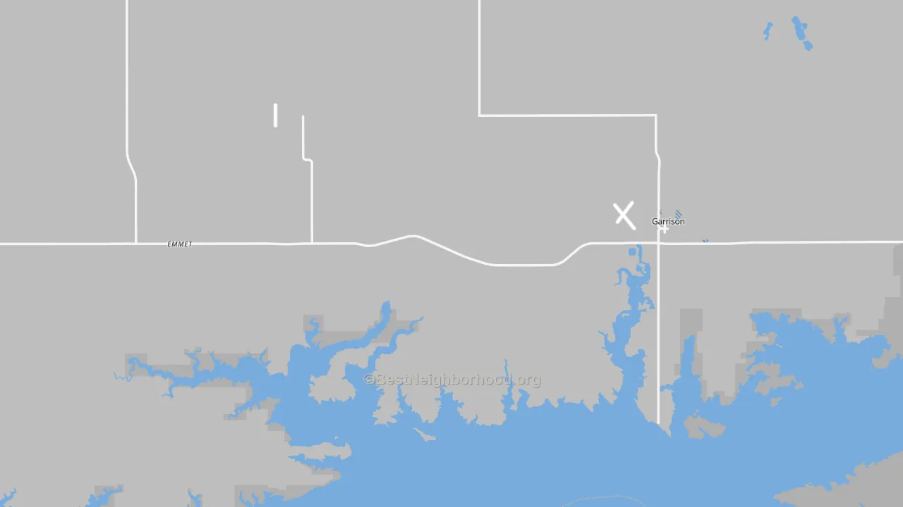 Transit Grade map of 58540, ND