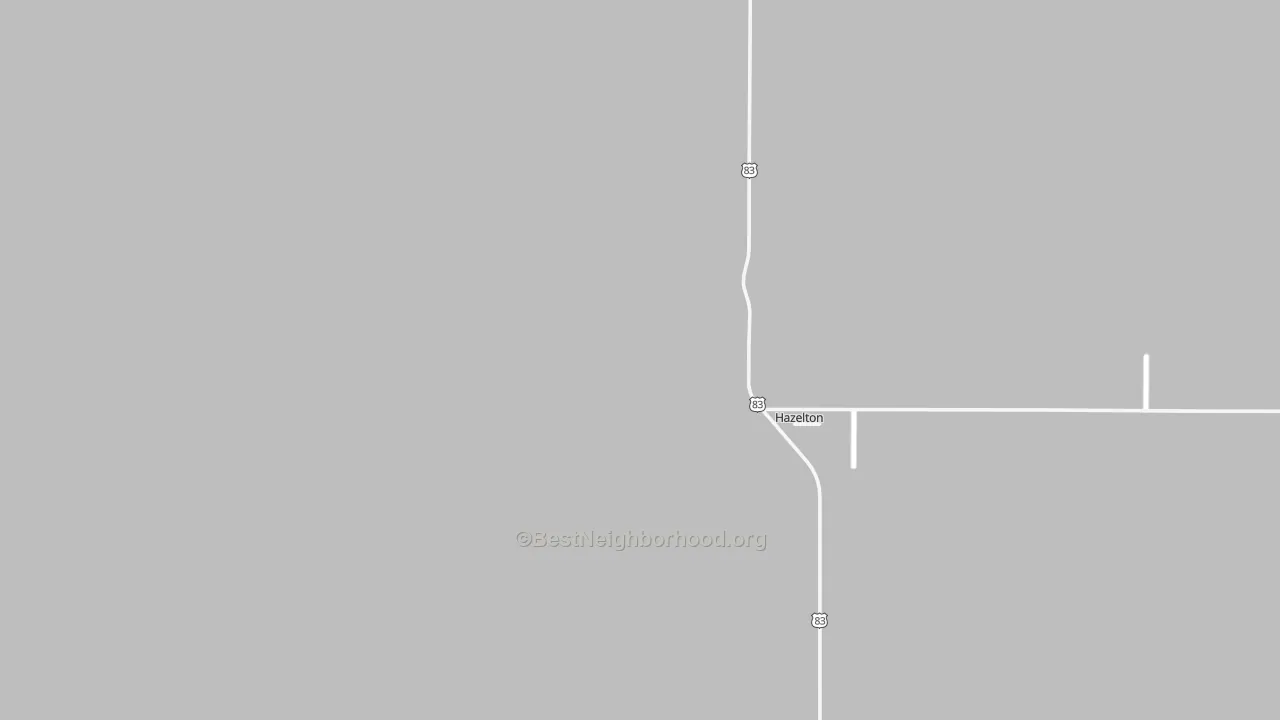 Transit Grade map of 58544, ND