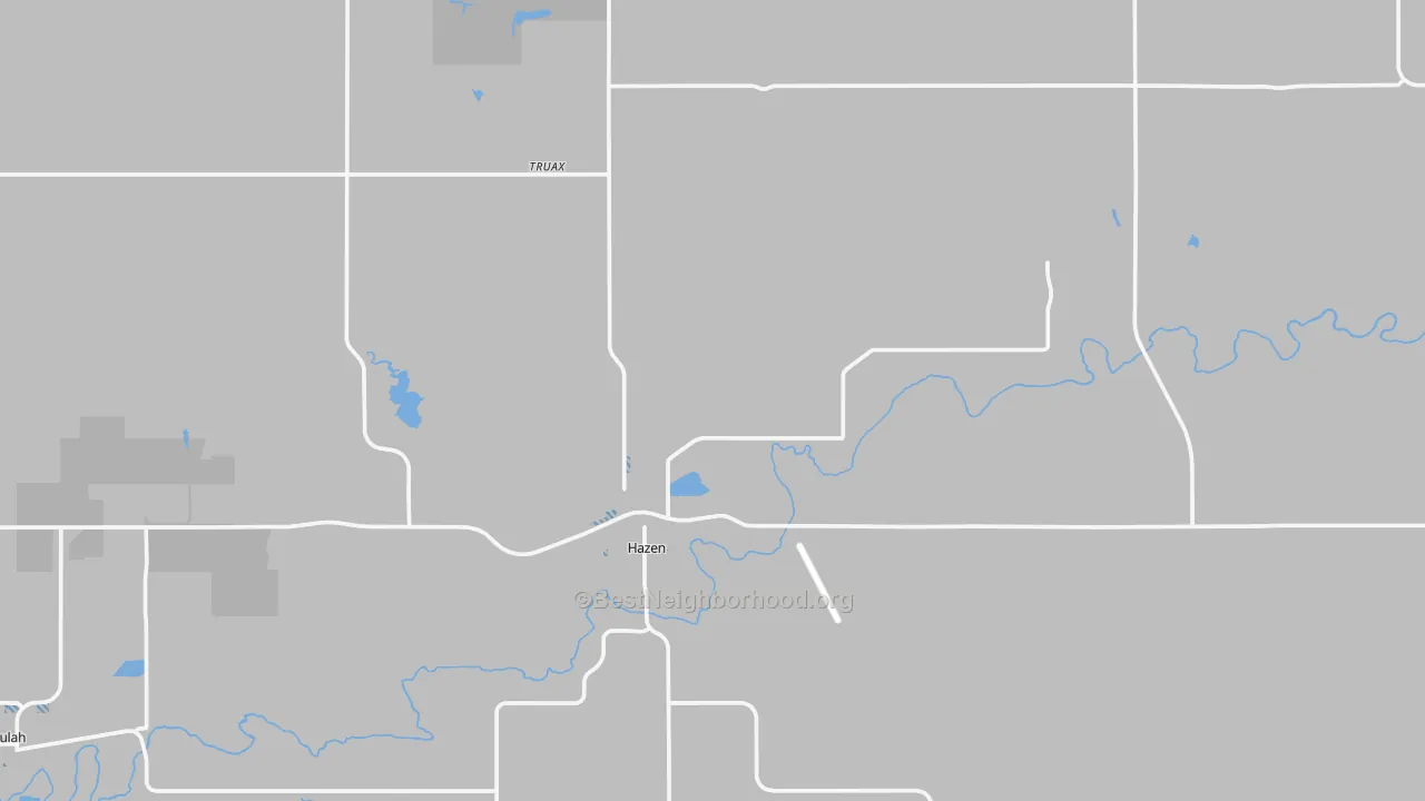 Transit Grade map of 58545, ND