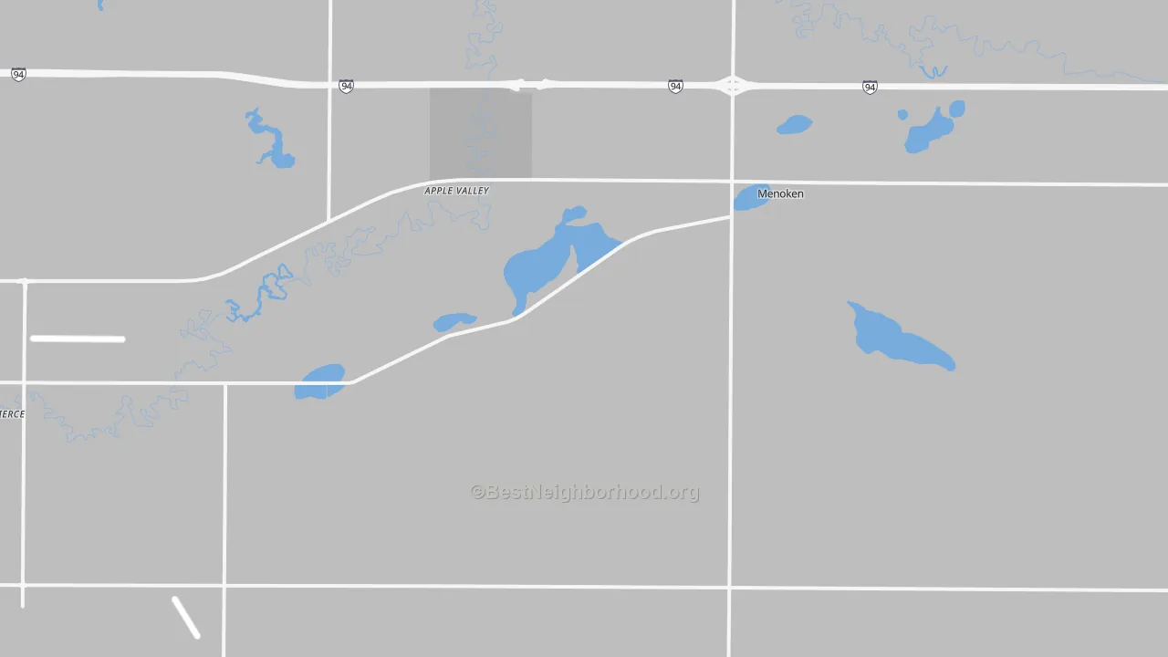 Transit Grade map of 58558, ND