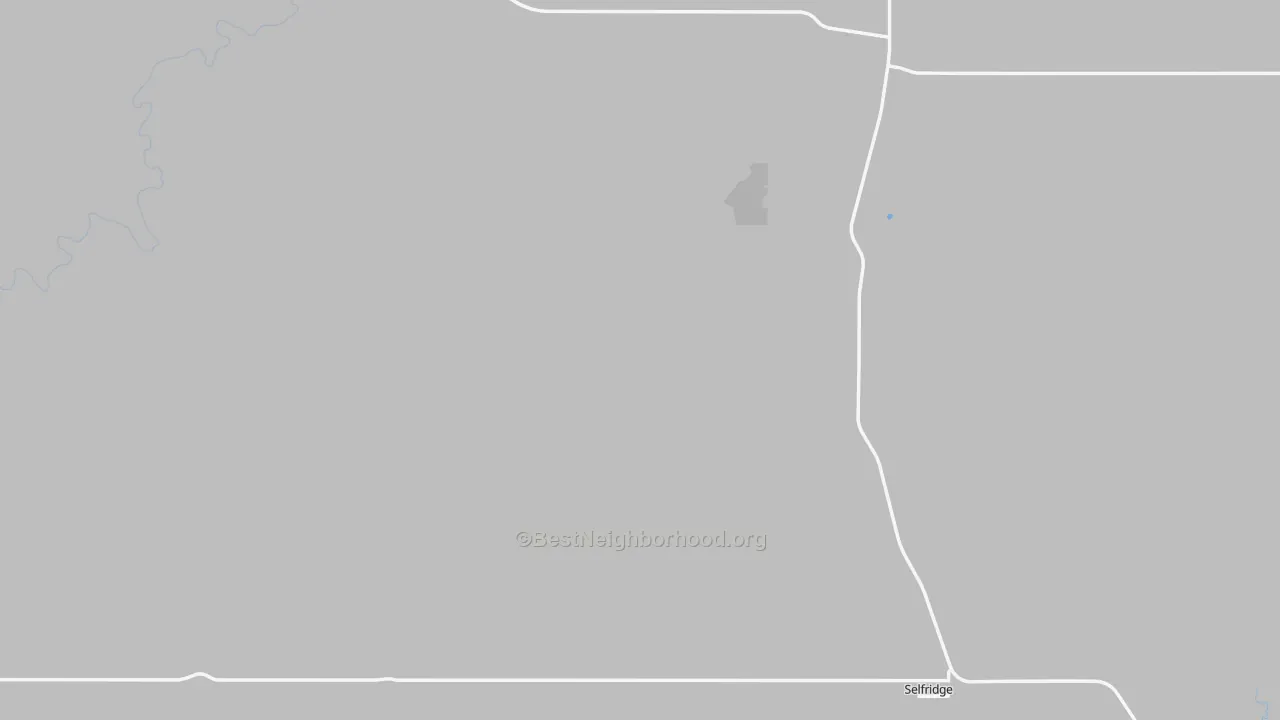Transit Grade map of 58568, ND