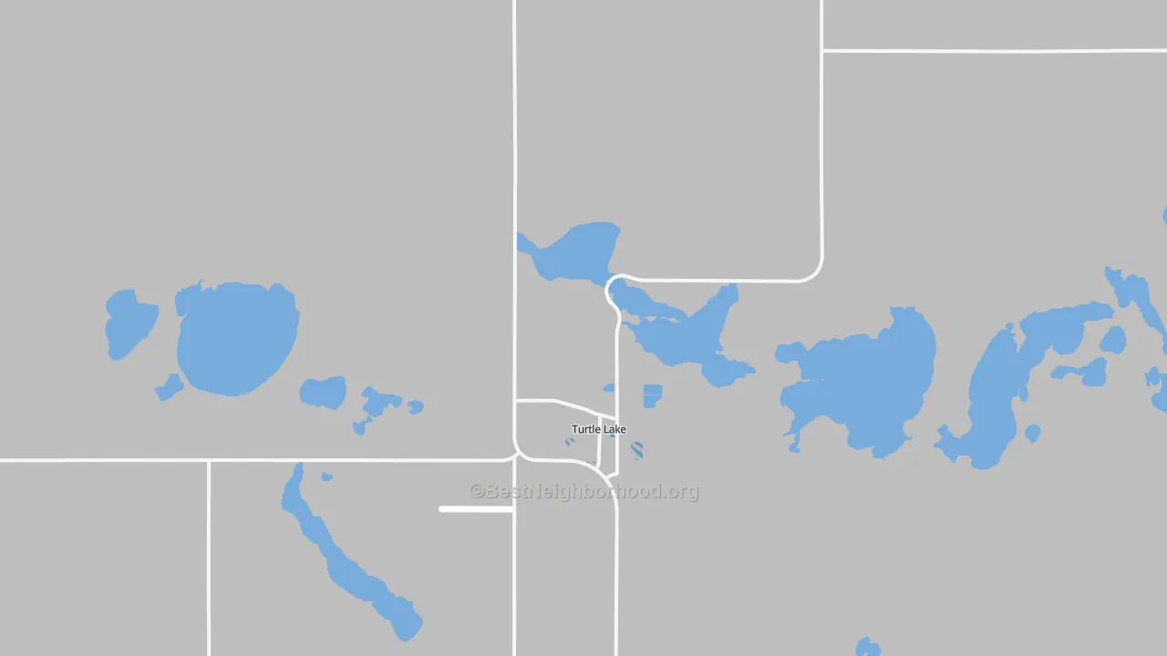 Transit Grade map of 58575, ND