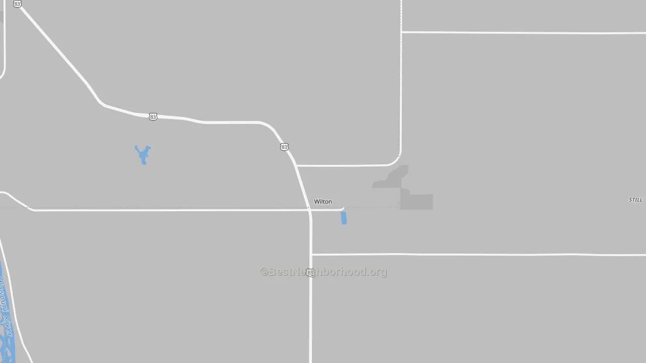 Transit Grade map of 58579, ND