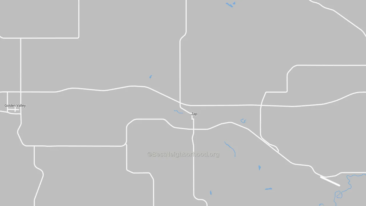 Transit Grade map of 58580, ND