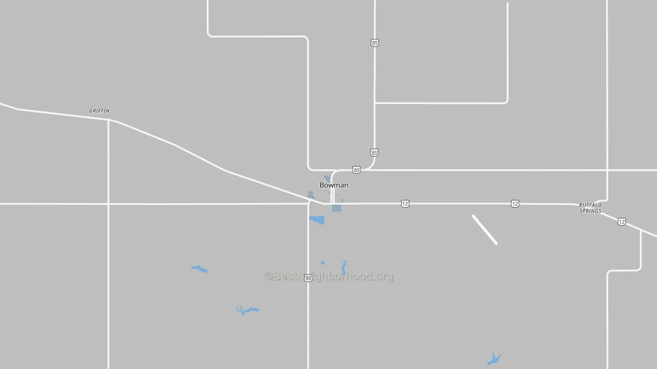 Transit Grade map of 58623, ND