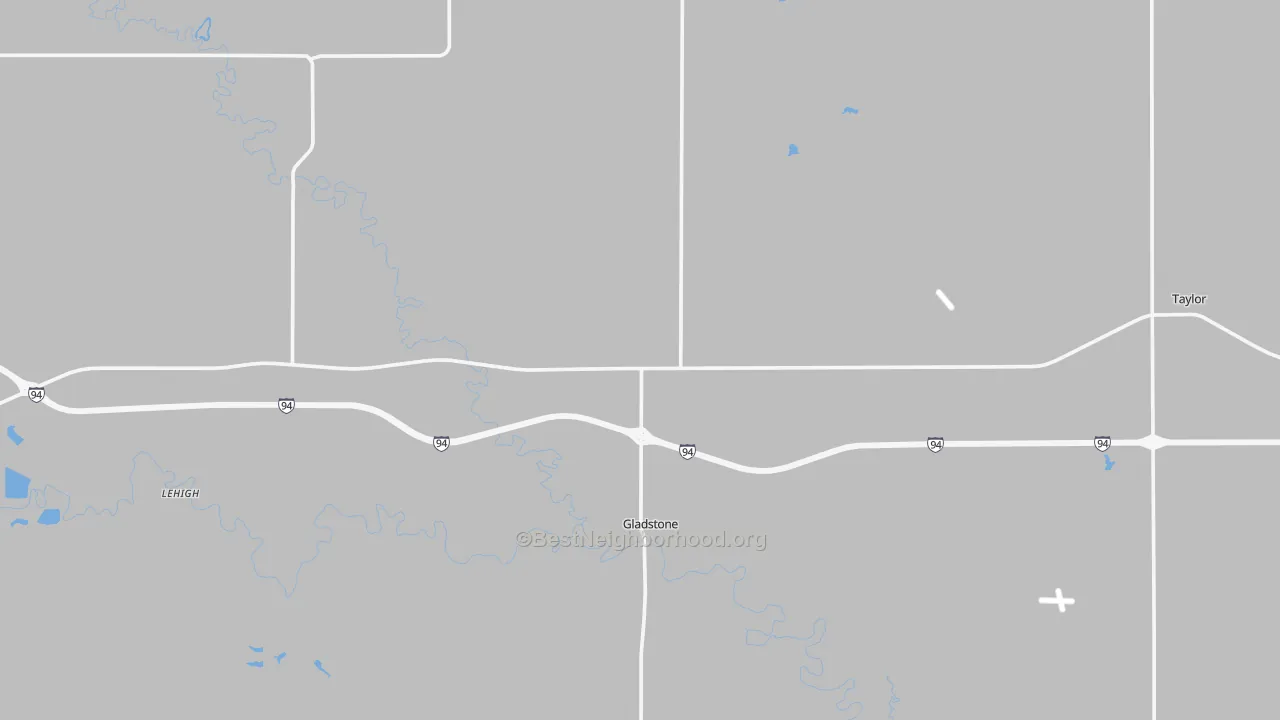Transit Grade map of 58630, ND