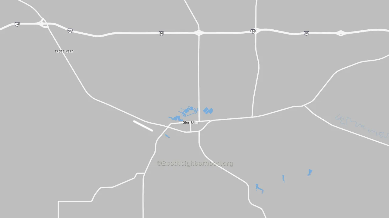 Transit Grade map of 58631, ND