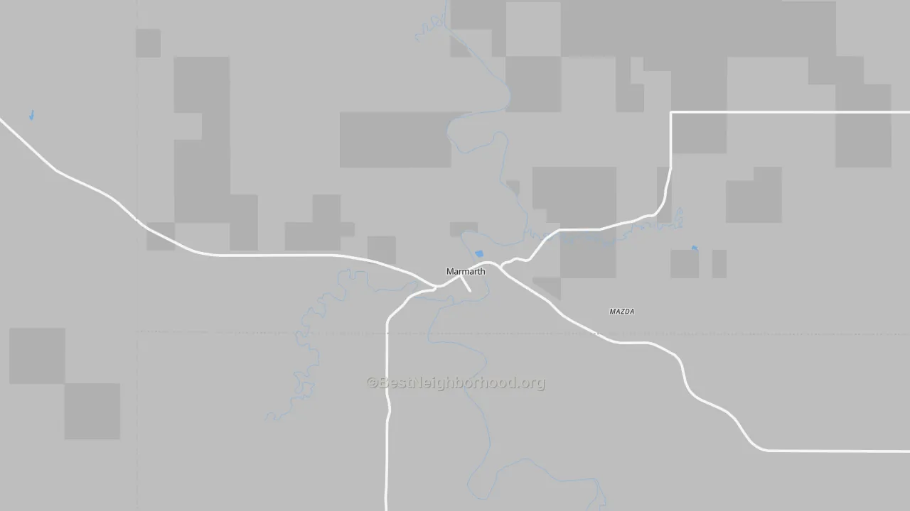 Transit Grade map of 58643, ND