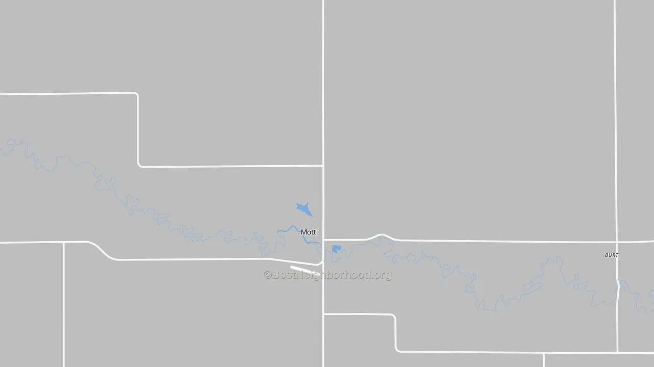 Transit Grade map of 58646, ND