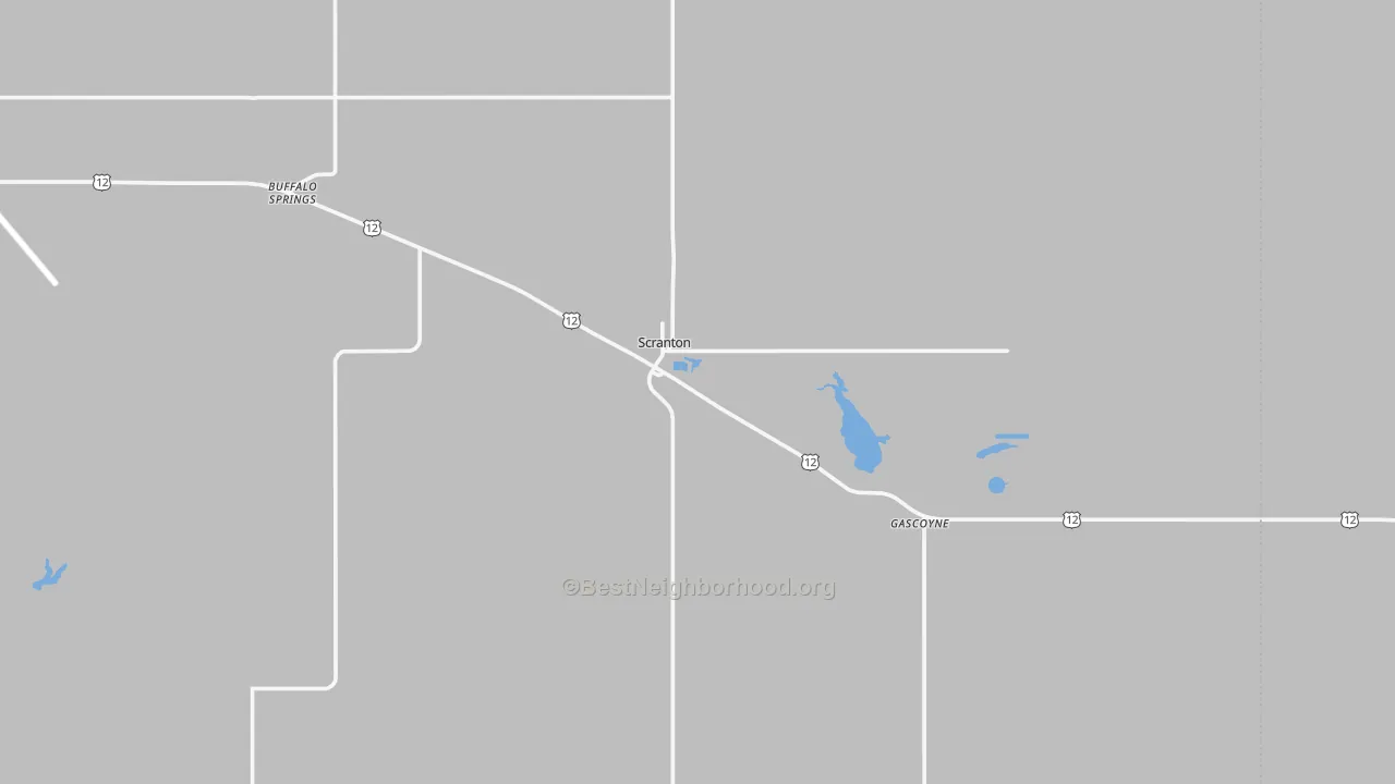 Transit Grade map of 58653, ND