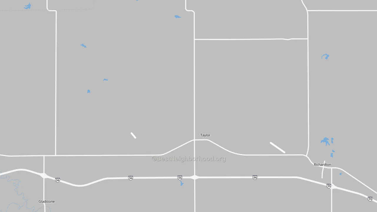 Transit Grade map of 58656, ND