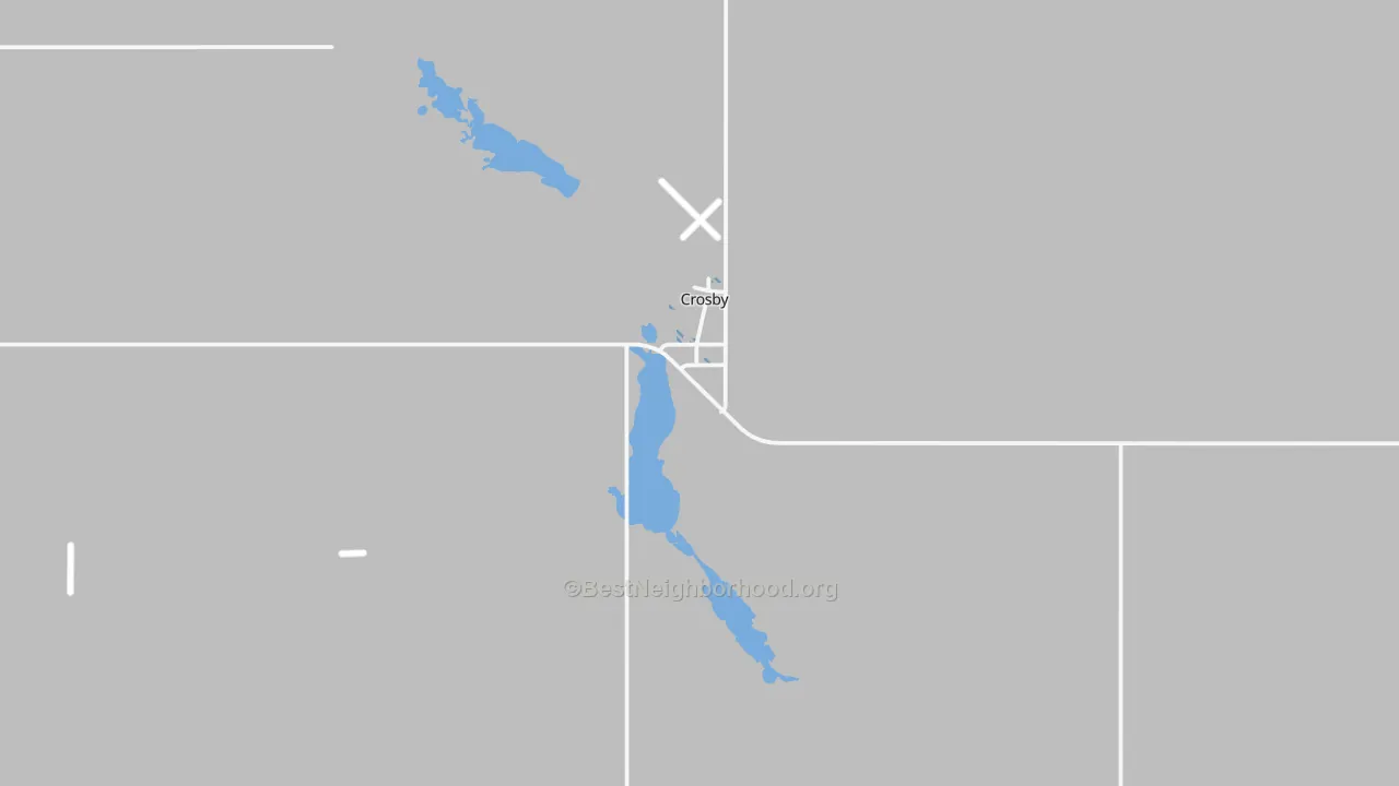 Transit Grade map of 58730, ND