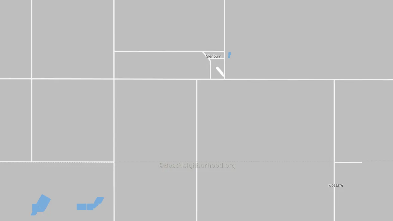 Transit Grade map of 58740, ND